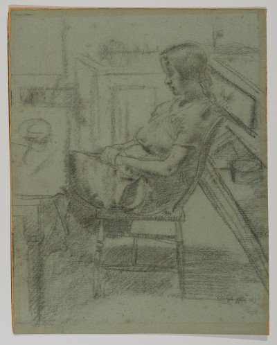 Clara Klinghoffer - Untitled (Seated woman)