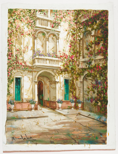 Pierre Latour - Cloister Courtyard