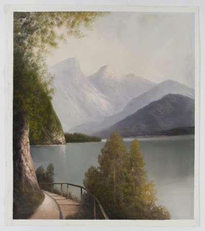 Karl Schmidbauer - Gray Mountains Over Lake