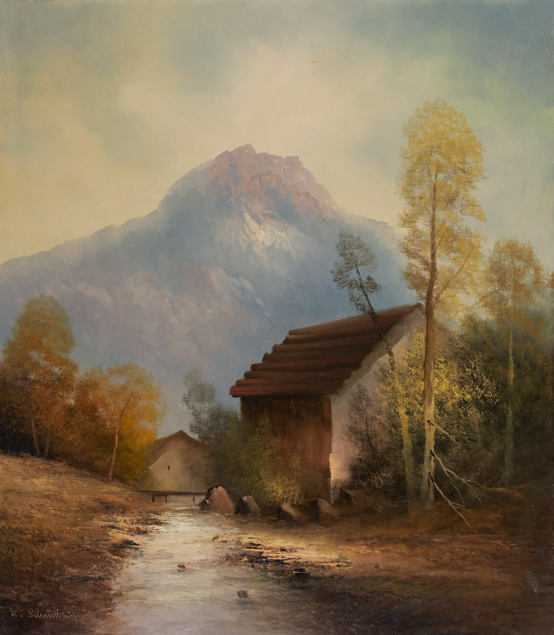 Karl Schmidbauer - Mountain Scene