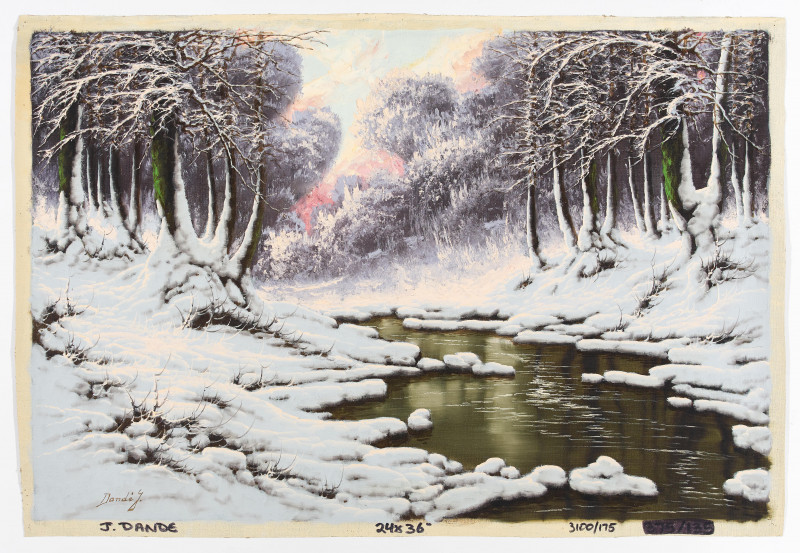 Josef Dande - Sunrise Snow Stream