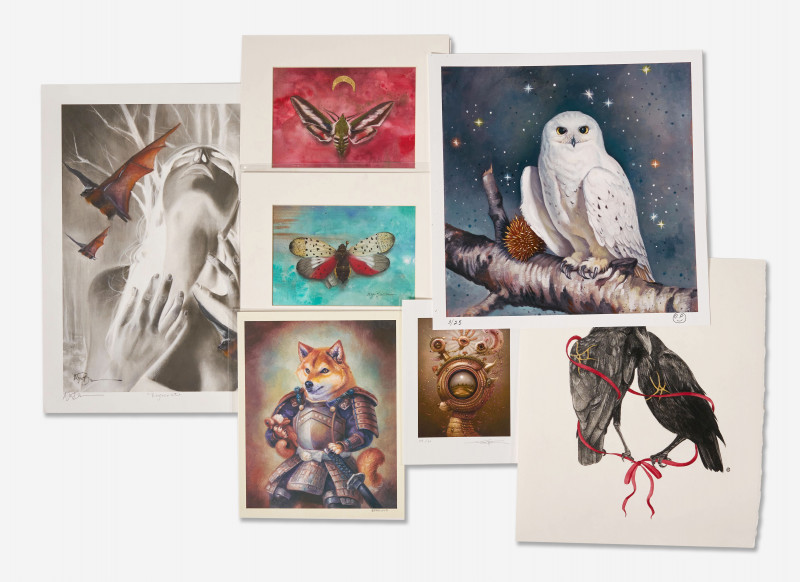 35 Signed Prints from The Keryn Redstone Collection