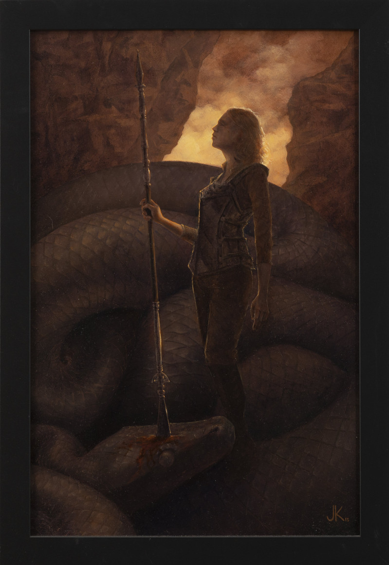 Unknown Artist - Untitled (Dead serpent)