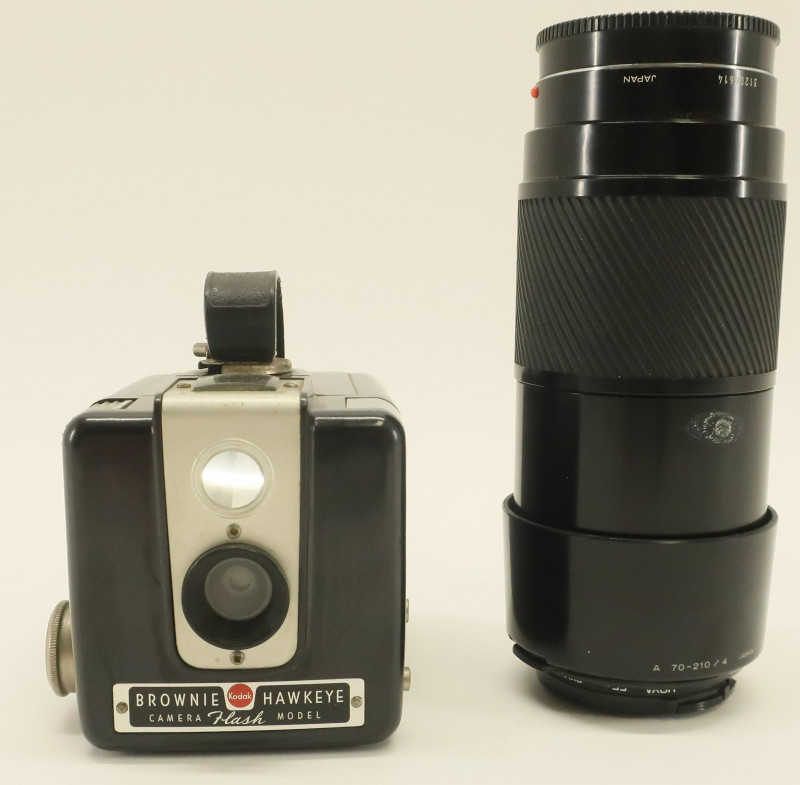 Minolta Camera Lens AF Lens 70-210 & Brownie
