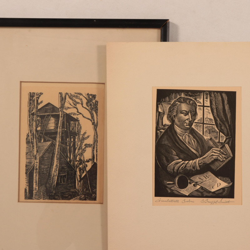 Art Folio, incl. prints, w/c, photos