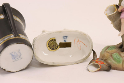 Assorted Collection Porcelains: Figurals, Vases