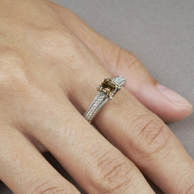 1.06 ct Chameleon Diamond Ring
