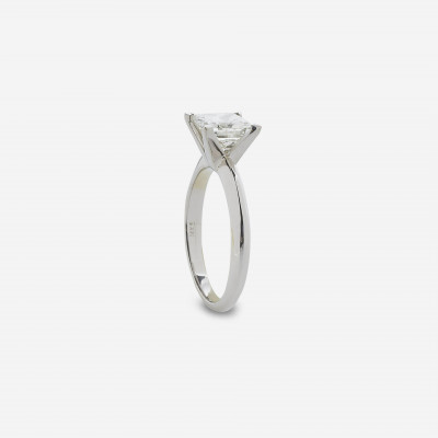 1.90 ct Princess Cut Solitaire Diamond Ring