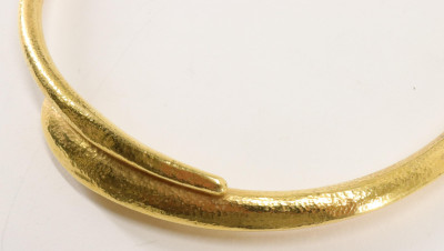 Ilias Lalaounis Hammered 18k Necklace