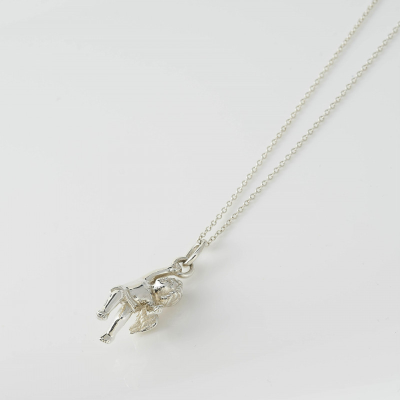 Tiffany &amp; Co Sterling Cherub Necklace