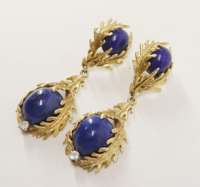Image for Lot Lapis Lazuli Drop Earrings