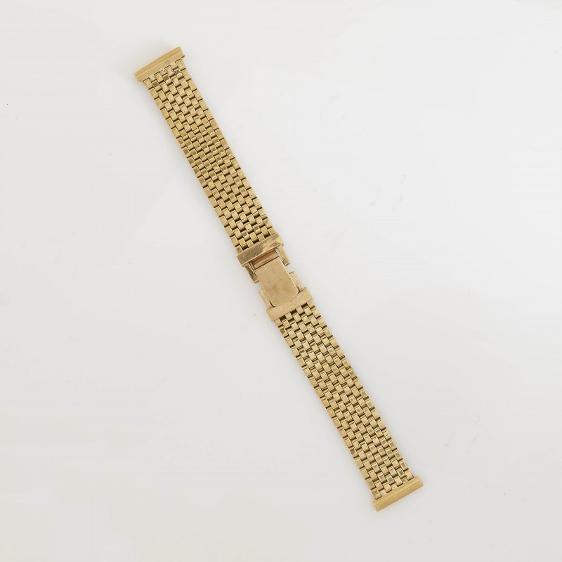 14k Yellow Gold Panther Link Watch Band