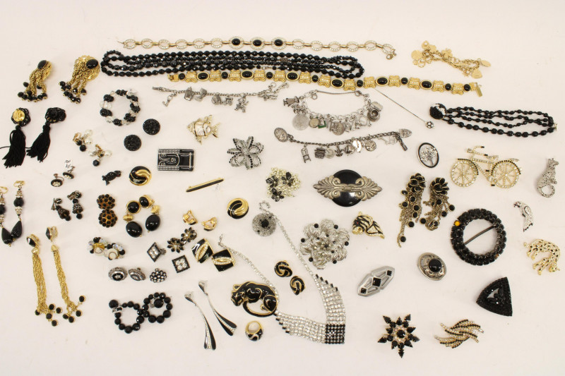 Large Group of Vintage Costume Jewelry