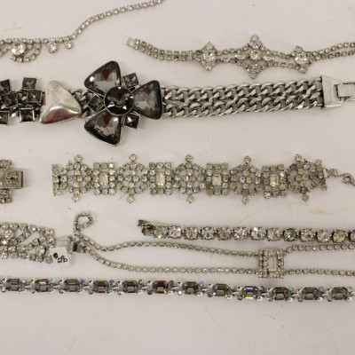 Large Group of Vintage Costume Jewelry