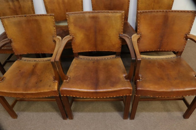 Set of 12 Kaare Klint Barcelona Chairs