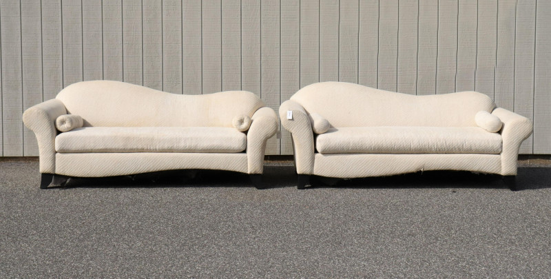 Pair Barnhardt Upholstered Sofas