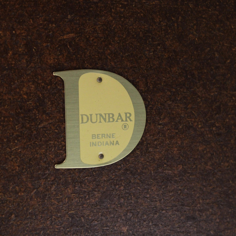 Pr Dunbar Walnut &amp; Formica 3-Tier Tables, c.1970