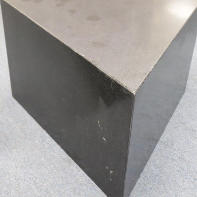 Pair of Triangular Granite Side Tables