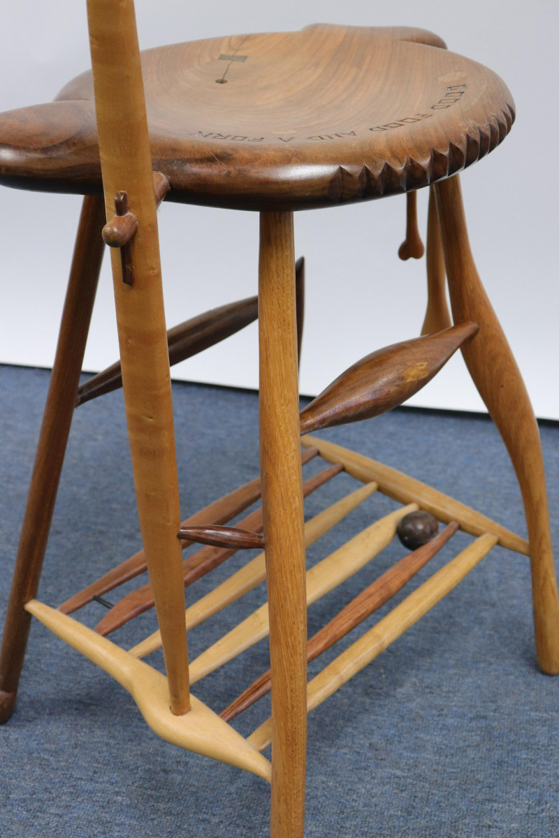 Tommy Simpson 'Good Food And A Fork' Stool