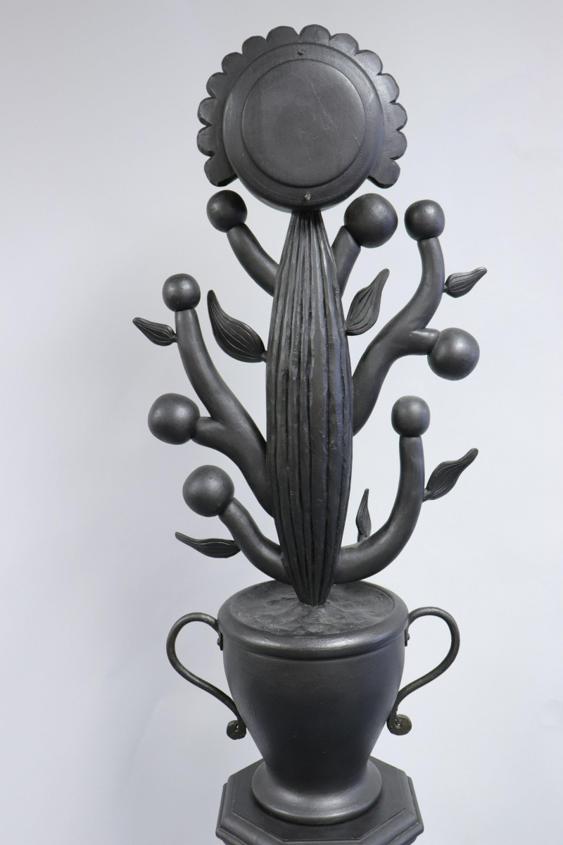 Tommy Simpson Flower Clock Sculpture