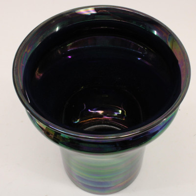 Sergio Asti Colorful Glass Vase, Venini, Murano