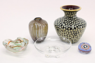 Steuben, Baccarat Art Glass and others