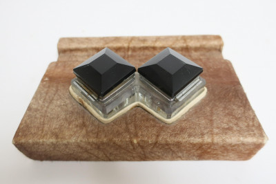 Cowhide Upholstered Inkwell &amp; Mirror