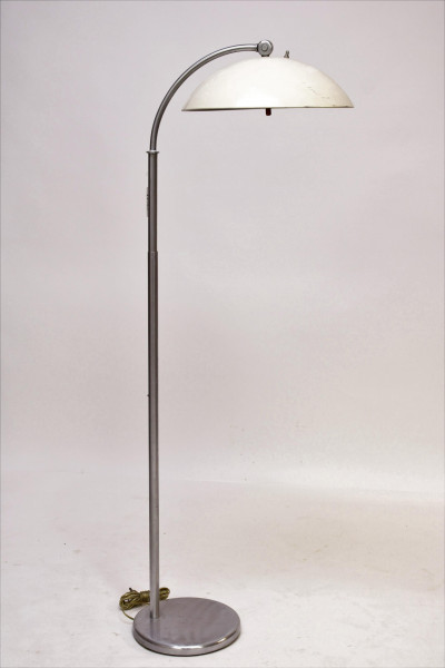 Image for Lot Nessen Studios Aluminum &amp; Lacquer Floor Lamp
