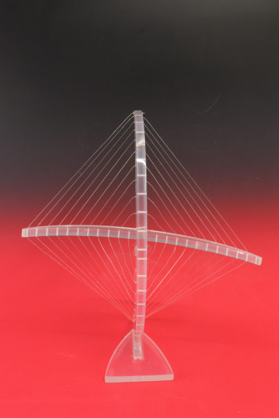 Attr. Ronald Fox, Three Lucite String Sculptures