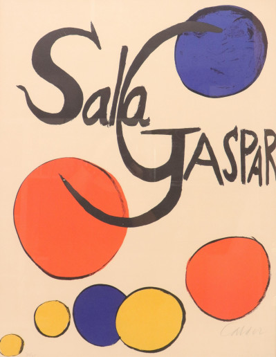 Alexander Calder - Sala Gaspar, hand signed