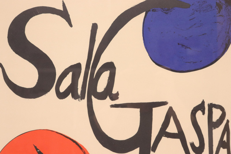 Alexander Calder - Sala Gaspar, hand signed