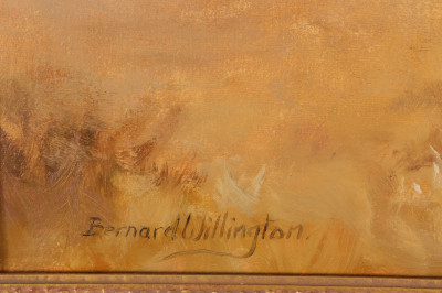 Bernard Willington, 20th C., 'Fox Hunting', O/C