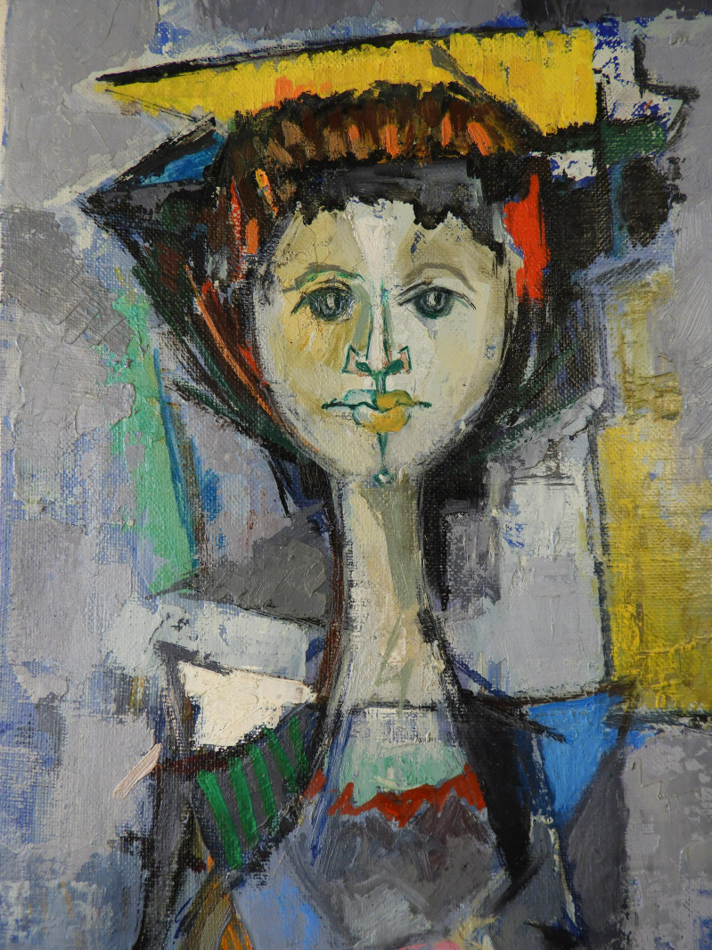 Bernat Sanjuan - Abstract Lady in Blue
