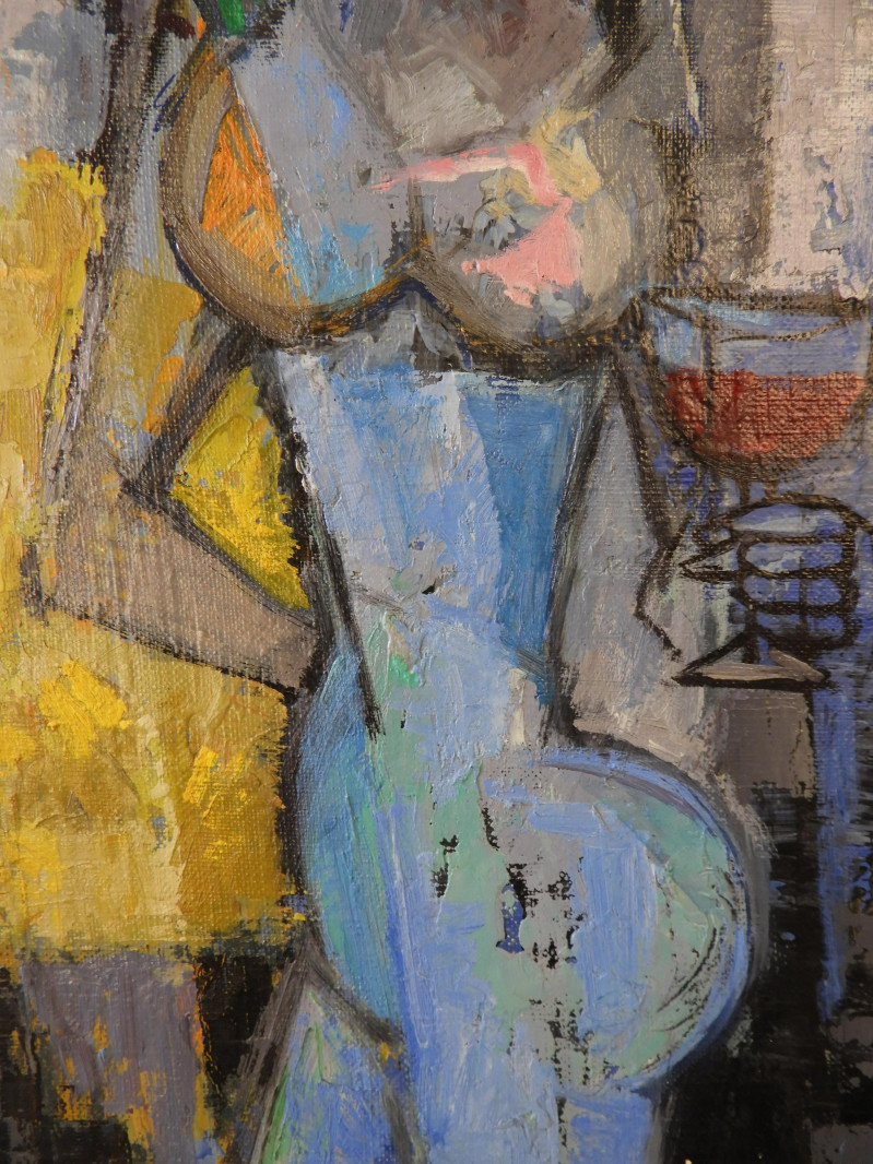 Bernat Sanjuan - Abstract Lady in Blue