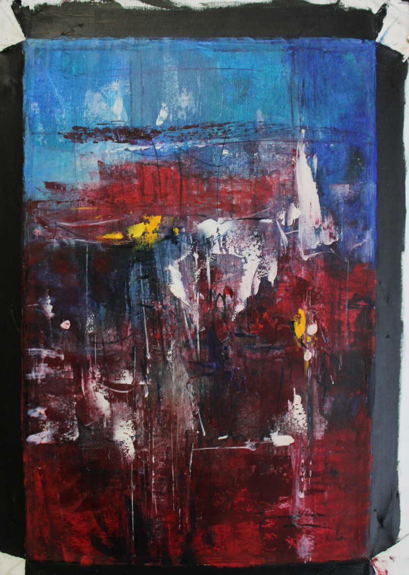 Christian Nesvadba - Abstract in Red &amp; Blue