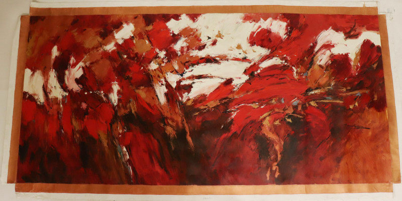 Christian Nesvadba - Large Abstract in Reds
