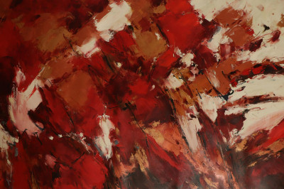 Christian Nesvadba - Large Abstract in Reds