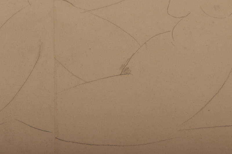 Manner of Modigliani - Nude, pencil on paper