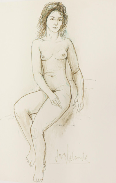 Jacques Lalande - Seated Nude