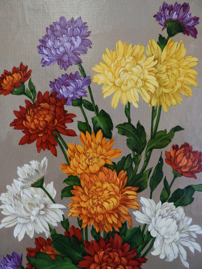 Joan B. N. Van Gent - Chrysanthemum Still Life II