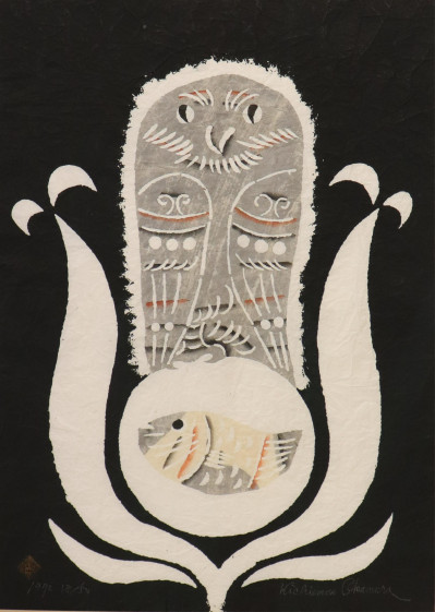 Kichiemon Okamura - Fishhawk, print