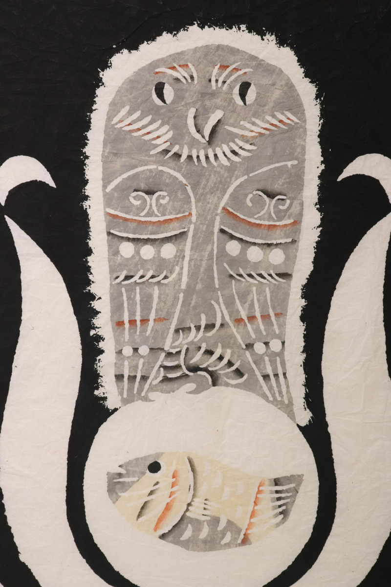 Kichiemon Okamura - Fishhawk, print