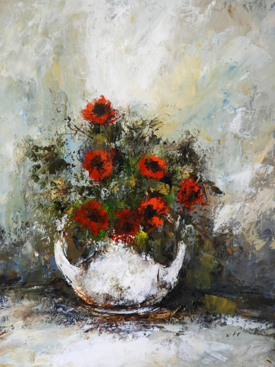 Manuel Monton Bunuel - Expressionist Floral I