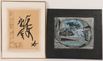 Image for Lot 2 Prints; Worden Day&amp; Andre Masson