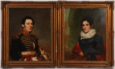 Image for Lot Waldo &amp; Jewett Portraits, c.1830, Col./Mrs. Burtis
