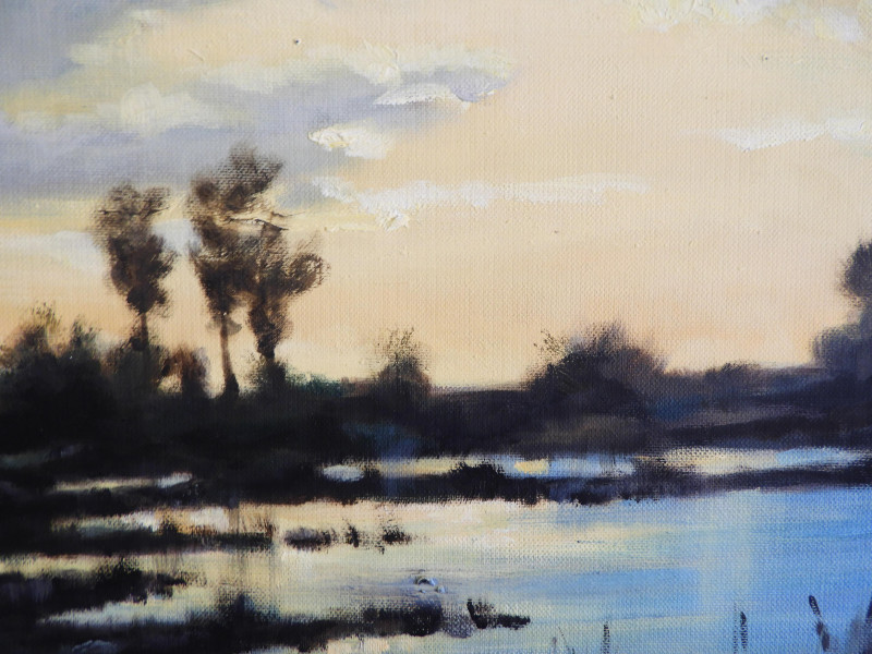 H. Pfaffinger - Sunset Over Marshes
