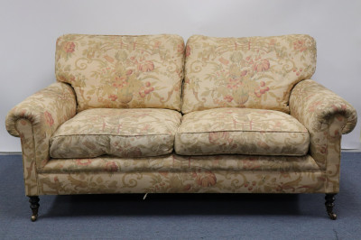Image for Lot George Smith Victorian Style Upholstered Couch