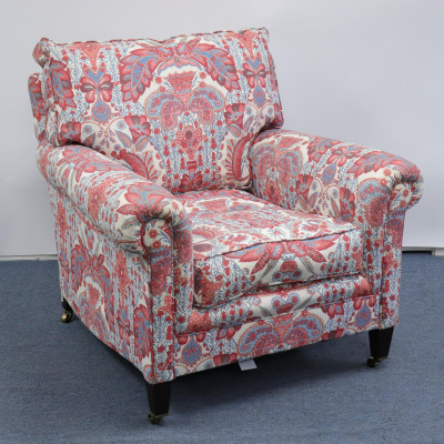 Image for Lot George Smith Upholstered Club Chairs