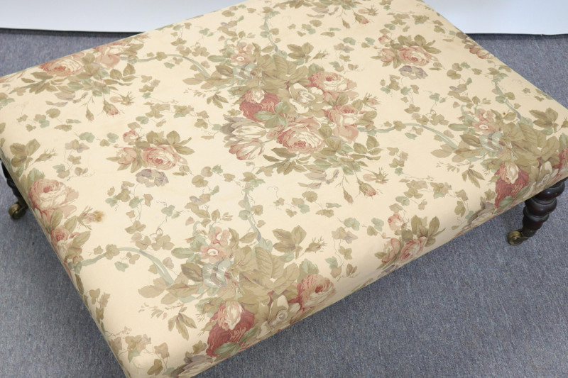 George Smith Victorian Style Upholstered Ottoman