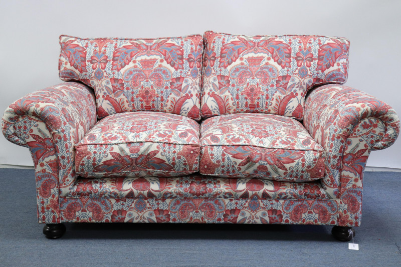 George Smith Upholstered Loveseat